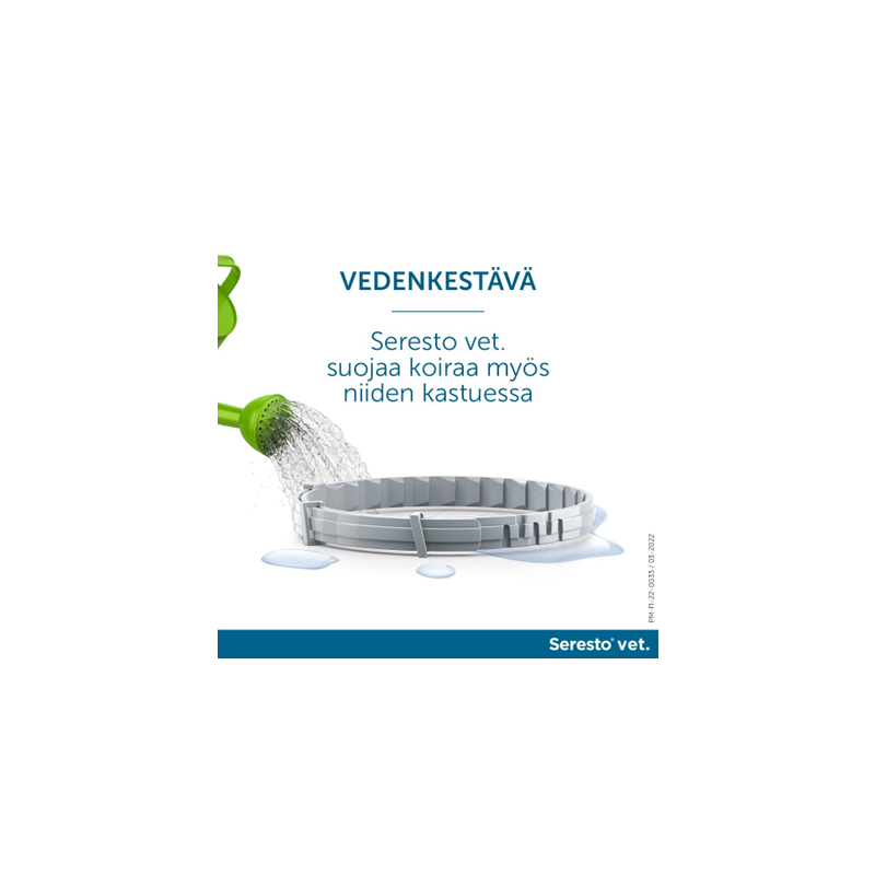 SERESTO VET. panta 1.25 g + 0.56 g 1 pss