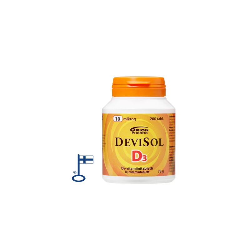 Devisol 10 mikrog imeskelytabletti 200 kpl