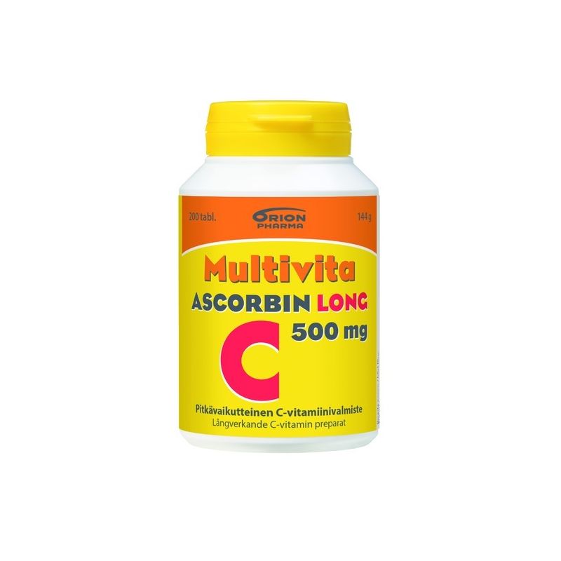 Multivita Ascorbin Long 500 mg 200 tabl