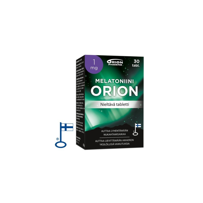 Melatoniini Orion 1 mg nieltävä 30 tabl