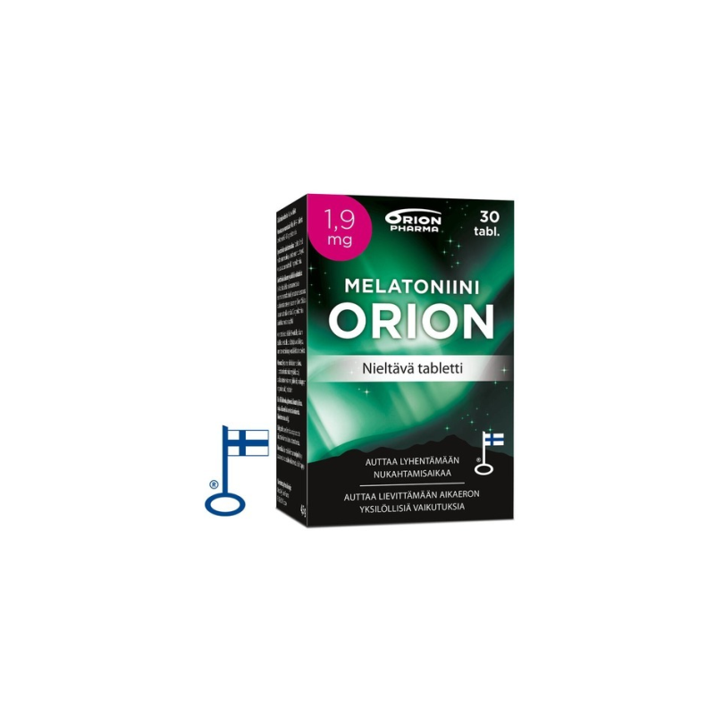 Melatoniini Orion 1,9 mg nieltävä 30 tabl