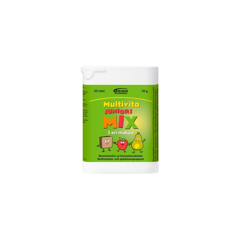 Multivita Juniori Mix monivitamiini purutabl 30 kpl