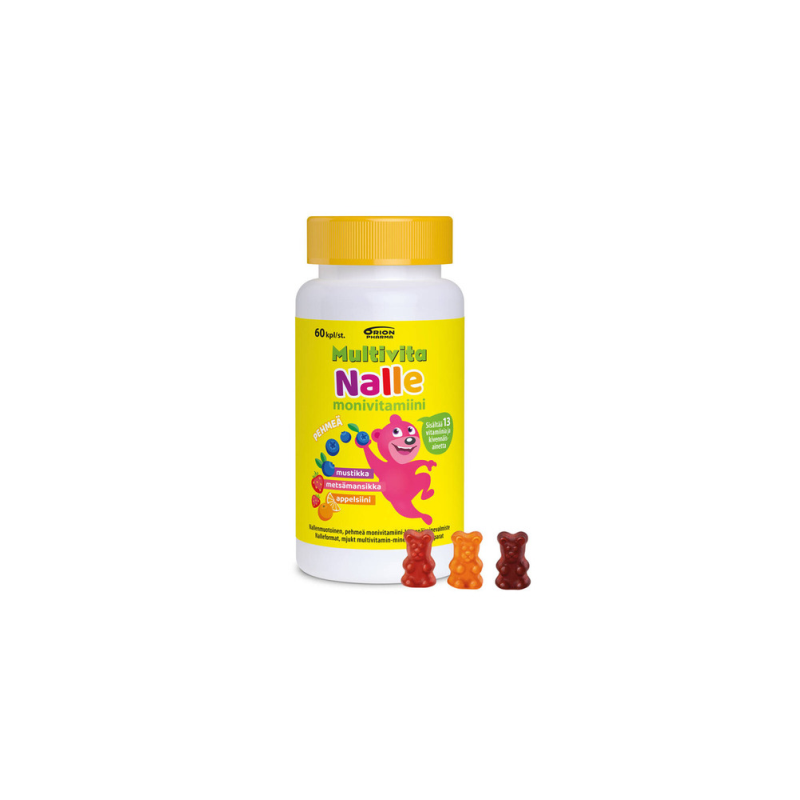 Multivita Nalle monivitamiini 60 tabl