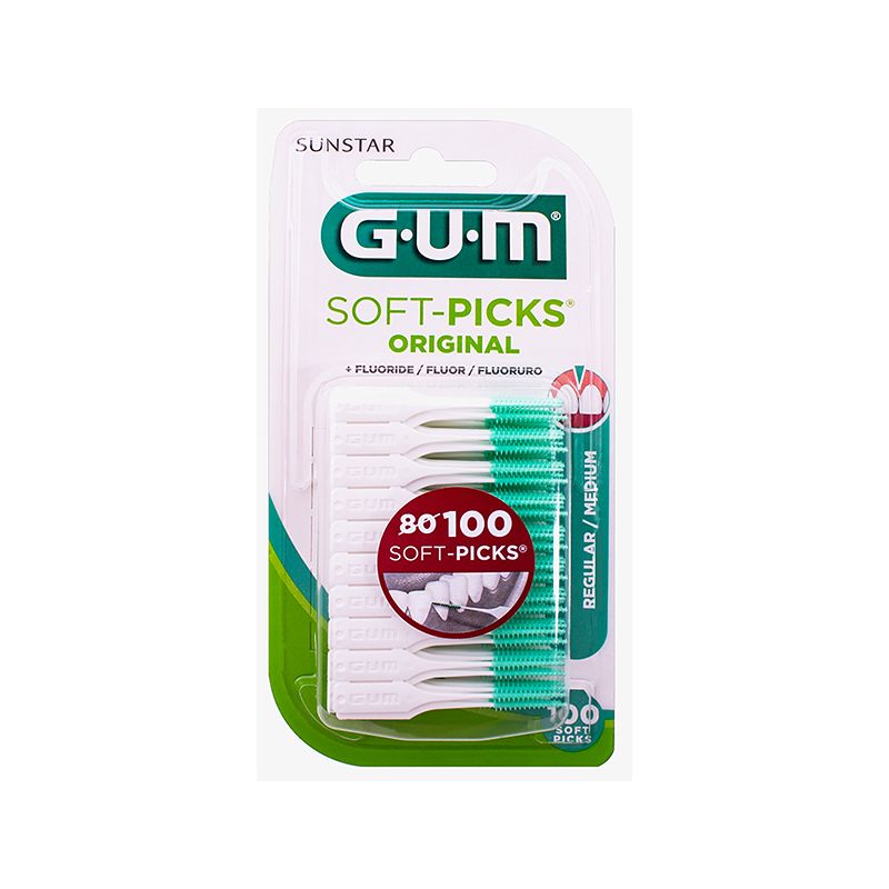 GUM SOFT-PICKS ORIGINAL REGULAR REFILL 100 KPL