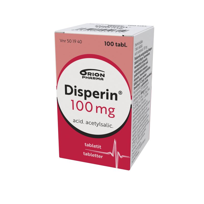 DISPERIN tabletti 100 mg 100 kpl