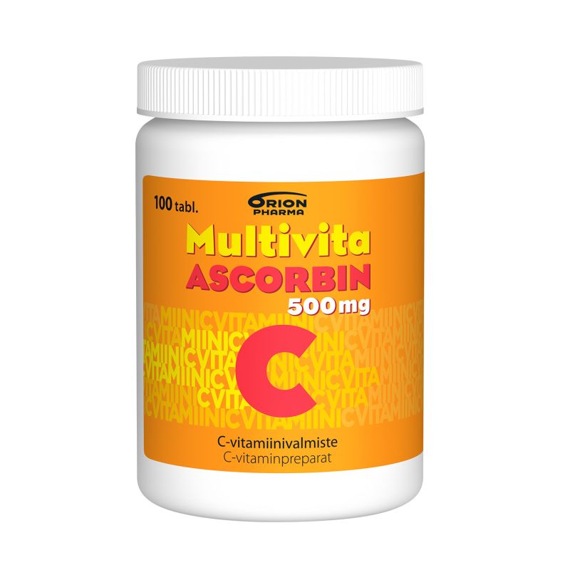Multivita Ascorbin 500 mg 100 tabl