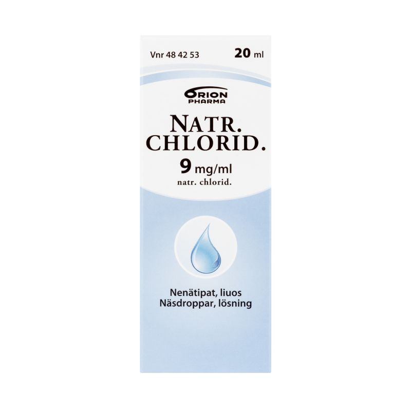 NATR. CHLORID. nenätipat, liuos 9 mg/ml 20 ml