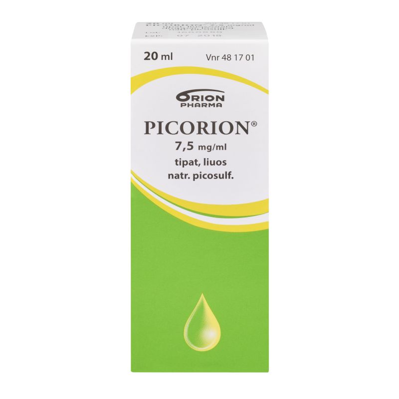 PICORION tipat, liuos 7,5 mg/ml tiputin 20 ml