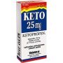 KETO tabletti, kalvopäällysteinen 25 mg 15 fol